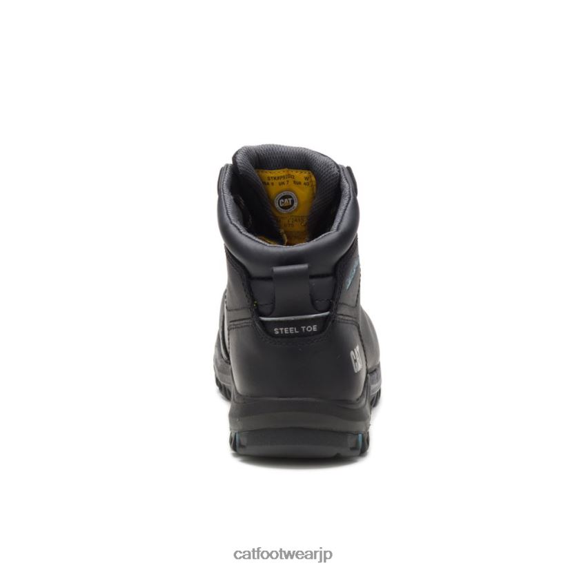メイスチールトゥ防水ワークブーツ 黒 女性 N2JB0V276 Caterpillar |ワークブーツ